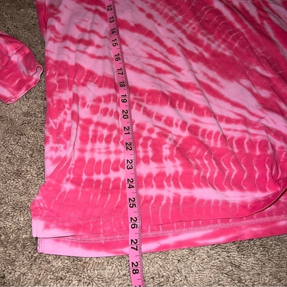 VICTORIA'S SECRET PINK LONG SLEEVE CAMPUS TEE TIE DYE XSMALL T SHIRT TOP TUNIC - Picture 3 of 8